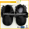 En stock 2015 best selling hot sale de haute qualité pour bébé en cuir mocassins